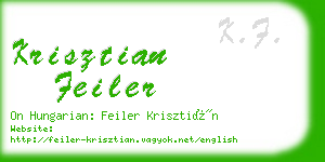 krisztian feiler business card